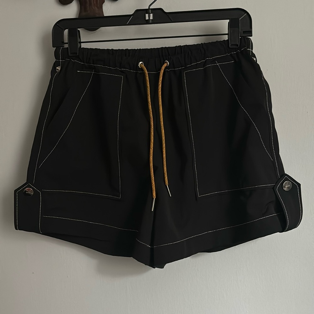 GANNI nylon material shorts
